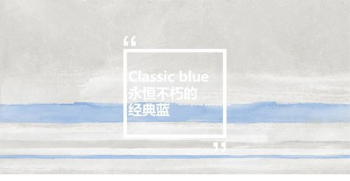 2020年度流行色 永恒不朽的經(jīng)典藍與環(huán)保的和諧共鳴